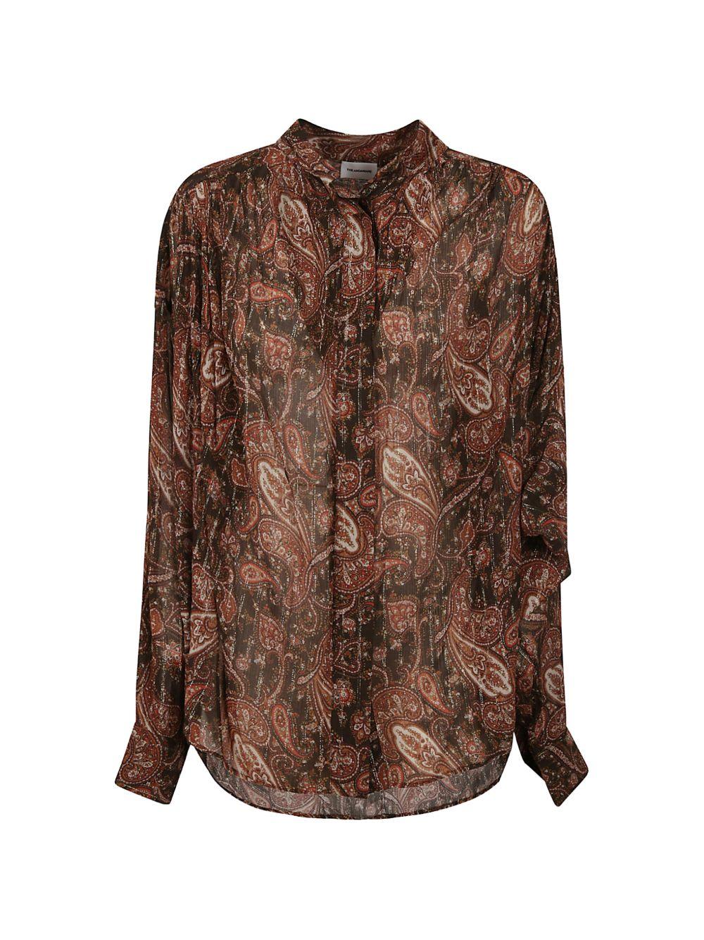 Camicia rania con stampa paisley multicolore The andamane - donna 