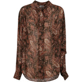 Camicia rania con stampa paisley multicolore The andamane - donna 