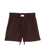 Shorts con coulisse in marrone Entire studios - donna 