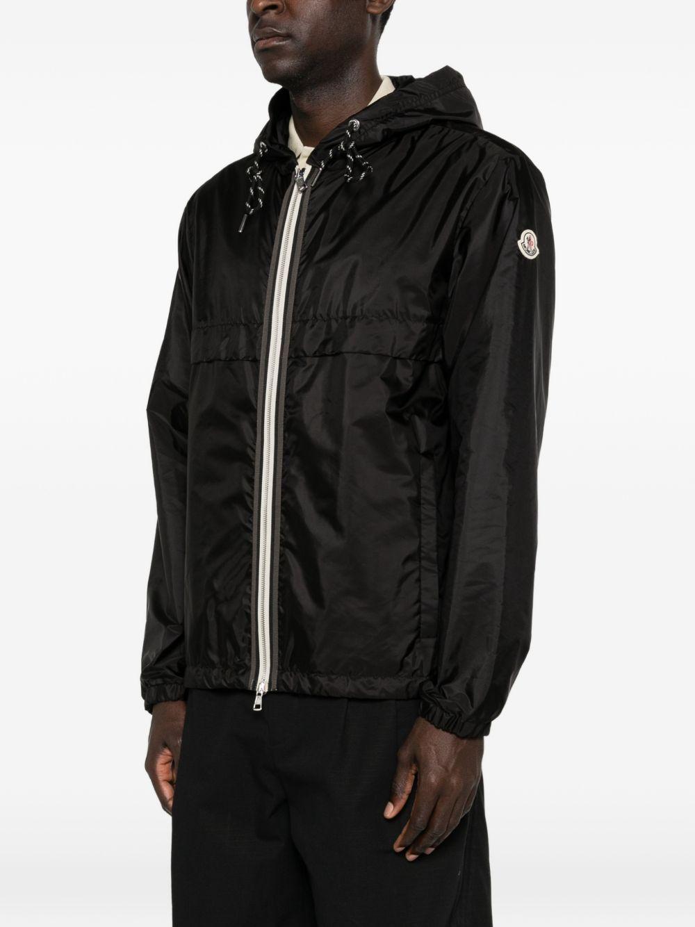 Giacca a vento Nidge con cappuccio in nero Moncler - uomo 