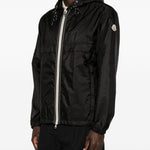 Giacca a vento Nidge con cappuccio in nero Moncler - uomo 