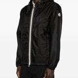 Giacca a vento Nidge con cappuccio in nero Moncler - uomo 