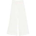 Pantaloni con pizzo in bianco Maurizio - donna 