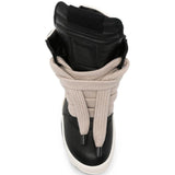 Sneakers Geobasket in pelle in nero 