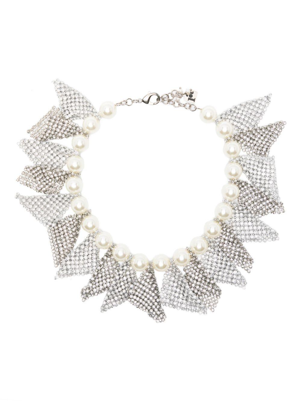 Collana frizz con perline in argento Rosantica - donna 