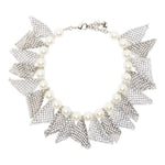 Collana frizz con perline in argento Rosantica - donna 