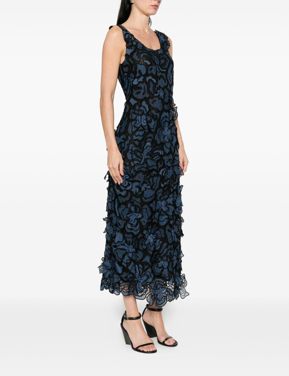 Abito midi Corinna in pizzo in blu Simkhai - donna 