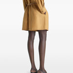 Shorts elasticizzati in giallo ocra Lemaire - donna 