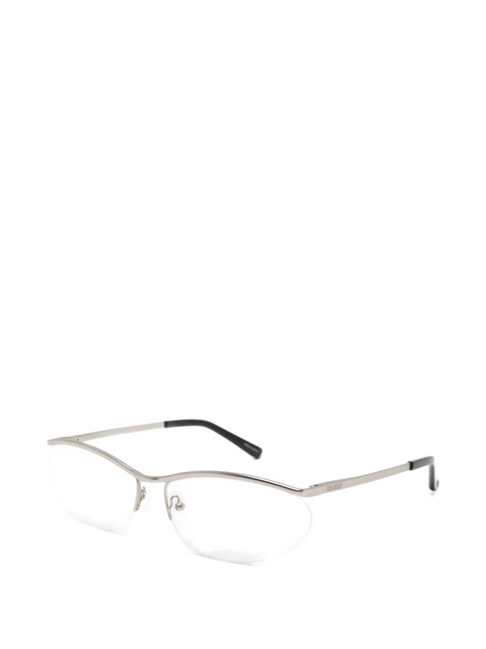 Occhiali Charlotte di Linda Farrow in argento The attico x linda farrow - donna 