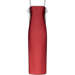 Abito con finitura satinata signature in rosso Temily - donna 