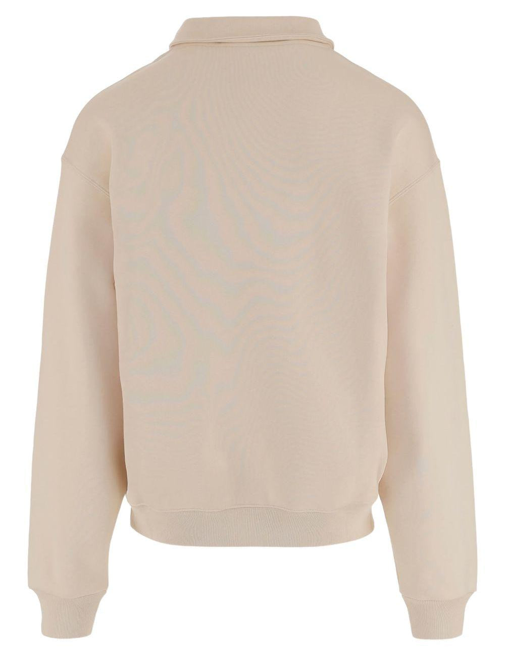 Felpa Le Camionneur Gros Grain in beige 