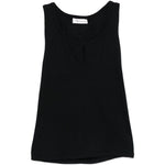 Canotta con apertura in nero Victoria beckham - donna 