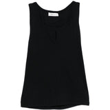Canotta con apertura in nero Victoria beckham - donna 