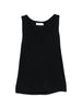 Canotta con apertura in nero Victoria beckham - donna