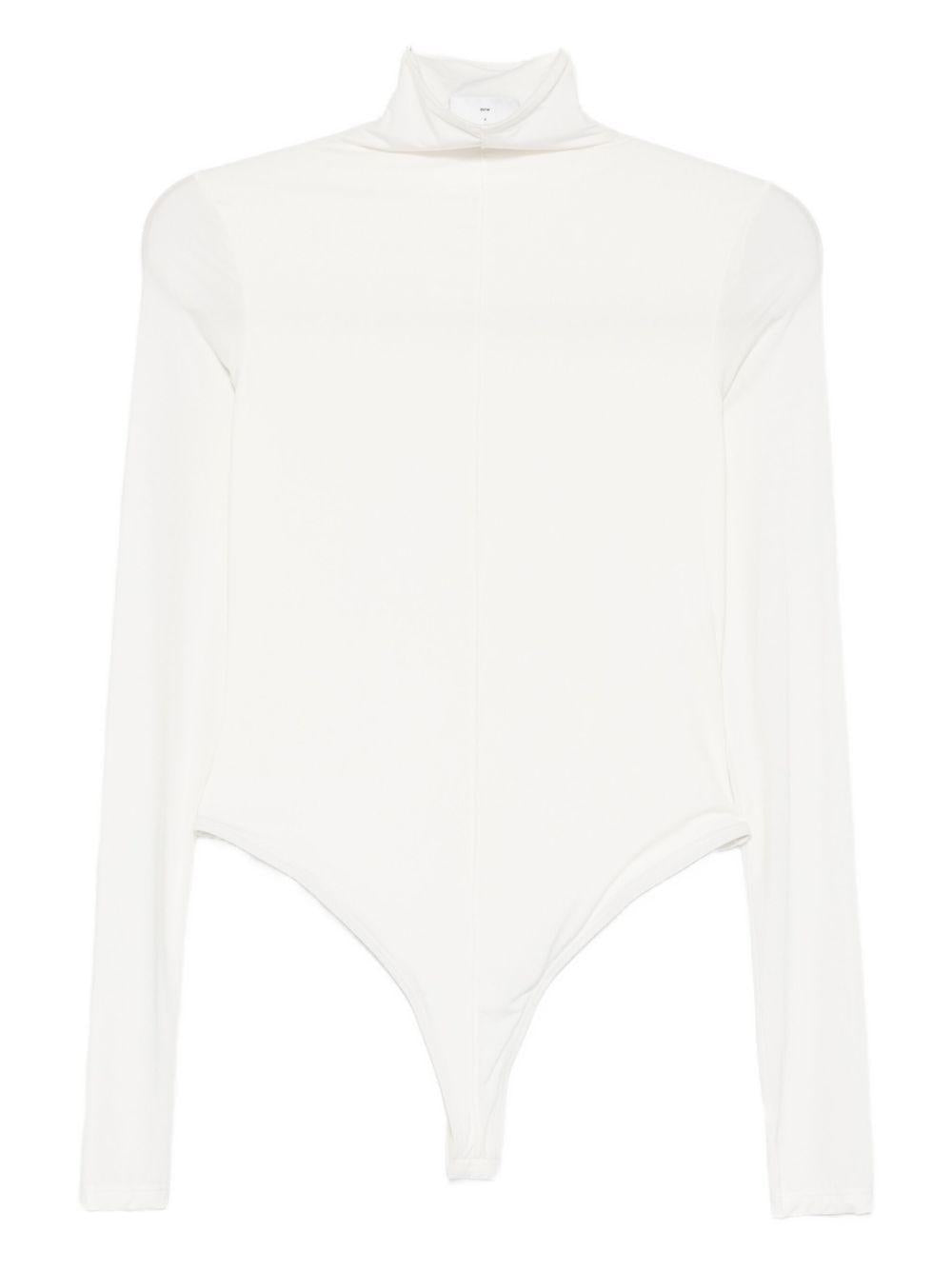 Body a collo alto in bianco Wardrobe.Nyc - donna 