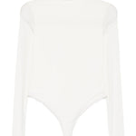 Body a collo alto in bianco Wardrobe.Nyc - donna 