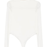 Body a collo alto in bianco Wardrobe.Nyc - donna 