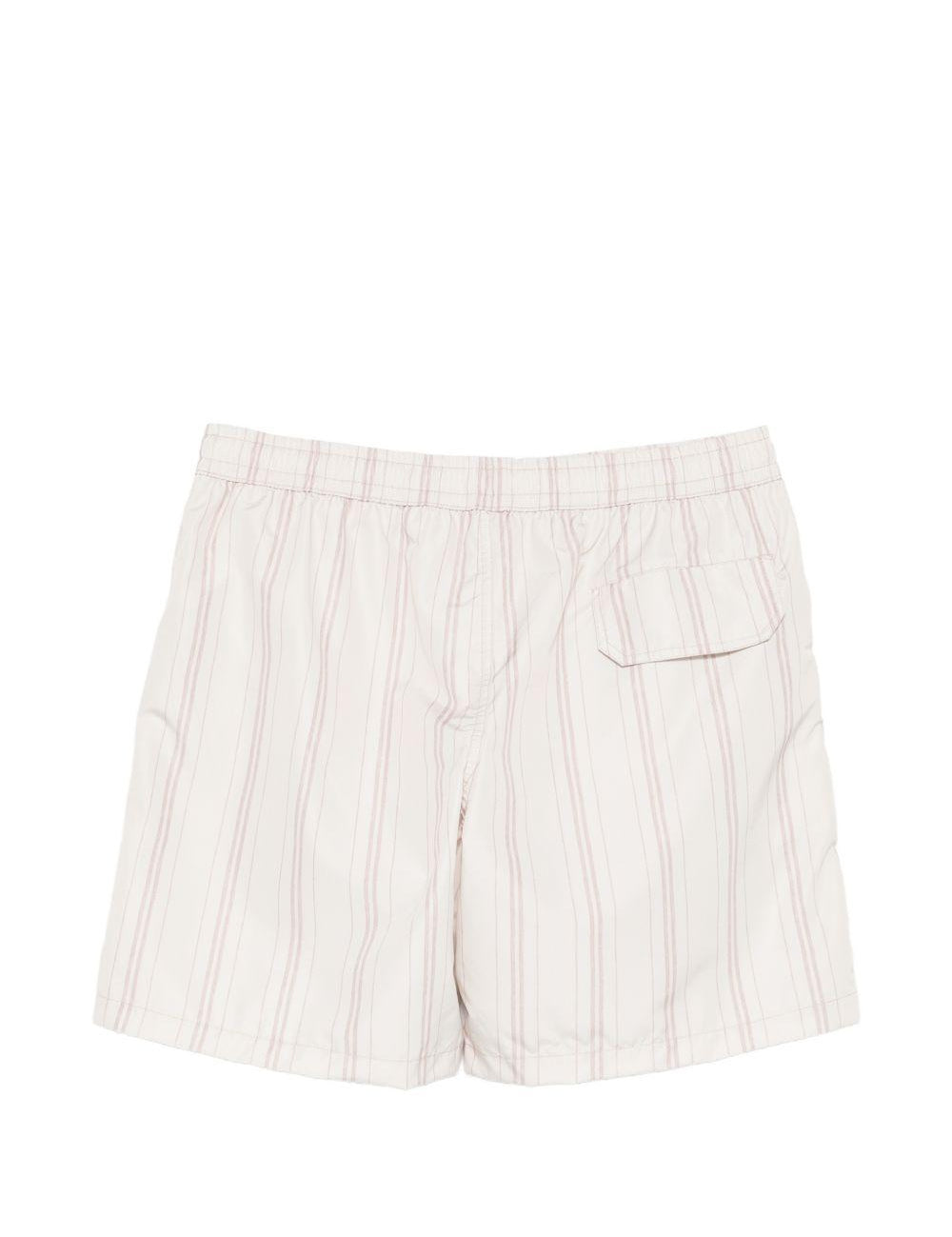 Pantaloncini da mare a righe in bianco Eleventy - uomo 