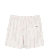 Pantaloncini da mare a righe in bianco Eleventy - uomo 