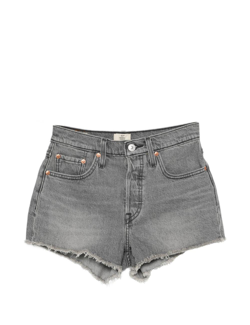 Pantaloncini sfilacciati in grigio Levi's - donna 