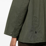 Giacca Bedale con collo a contrasto in verde e marrone Barbour - uomo 