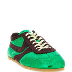 Sneakers in pelle  in verde Dries van noten - donna 
