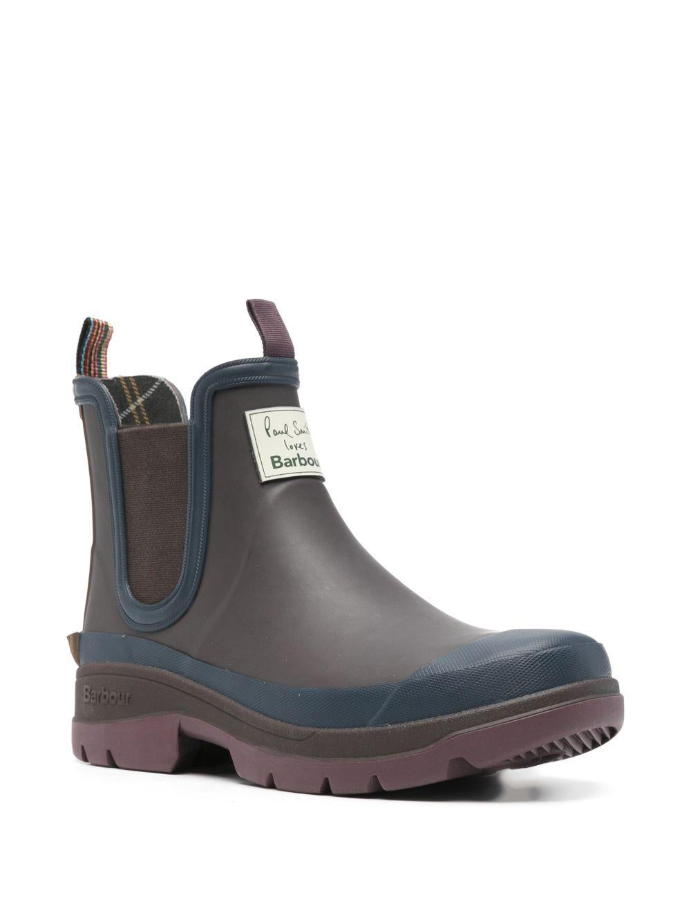 Stivaletti wellington multicolore Barbour x paul smith - donna 