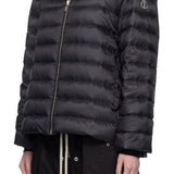 Giacca con cappuccio ziplock in nero Rick Owens x Moncler - unisex<BR/> 