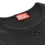 T-shirt con nodo in grigio scuro Diesel - donna 