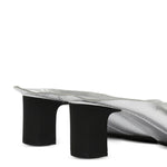 Sandali metallizzati in argento Mm6 maison margiela - donna 