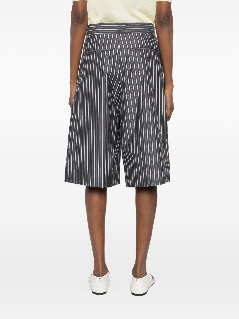 Shorts culottes a righe in grigio Soeur - donna 