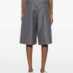 Shorts culottes a righe in grigio Soeur - donna 