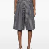 Shorts culottes a righe in grigio Soeur - donna 