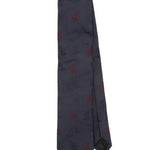 Cravatta Dog in blu di Lanvin - uomo 