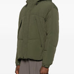 Piumino con cappuccio in verde Jg1 - uomo 