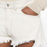 Shorts bias in bianco Rick owens - donna 