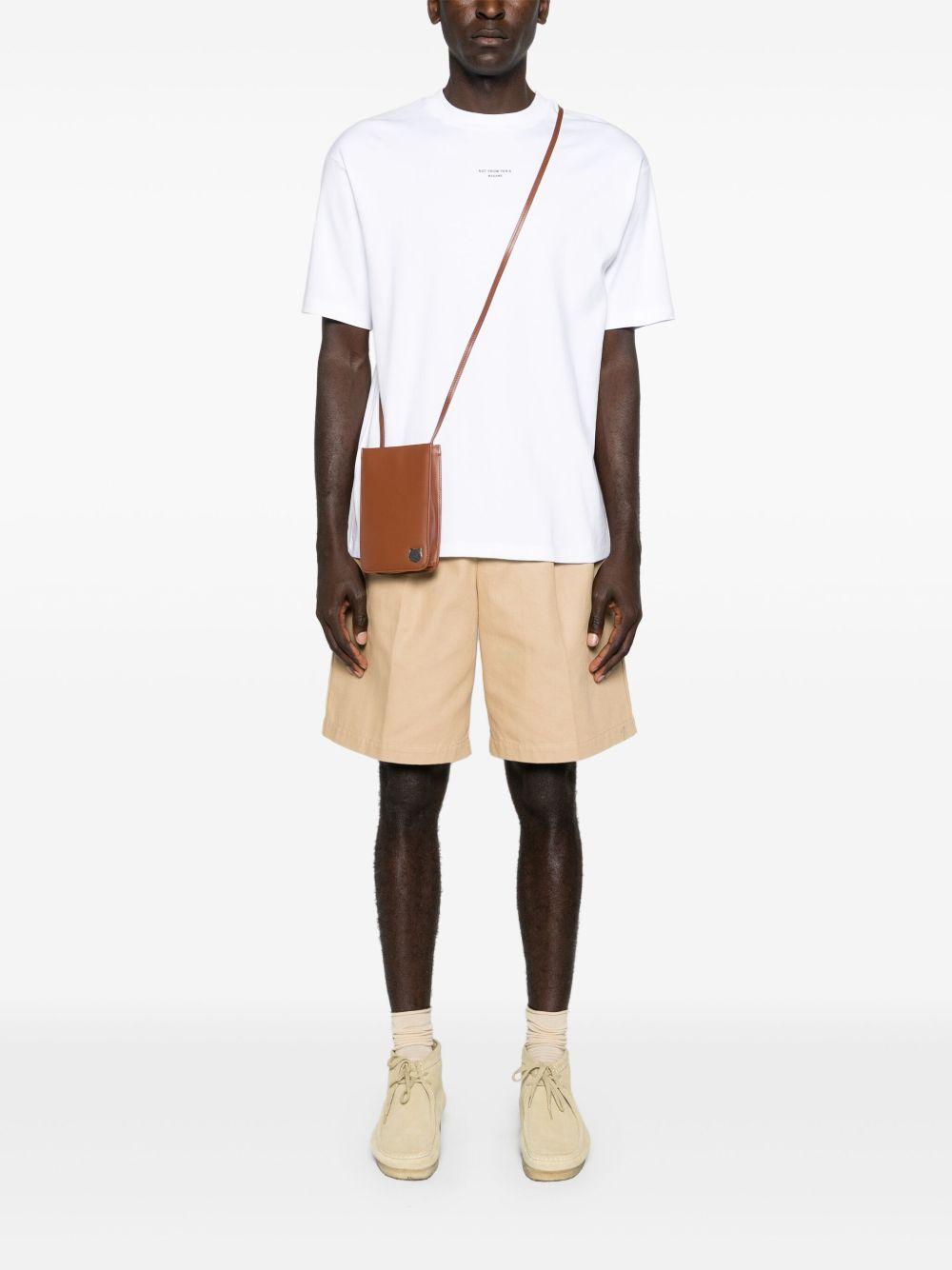 T-shirt con stampa in bianco Drole de monsieur - uomo 