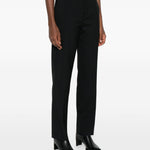 Pantaloni dritti in nero Alberta Ferretti - donna 