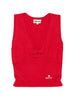 Shushu/tong red knitted camisole with bow detail - women