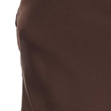 Abito lungo senza spalline in marrone Forte forte - donna 