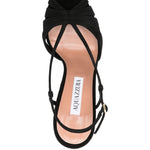 Sandali a tacco alto aimée in nero Aquazzura - donna 