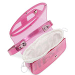 Borsa a spalla 1 dr trasparente in rosa Diesel - donna 