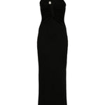 Abito con strass in nero Christopher esber - donna 