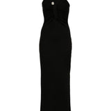 Abito con strass in nero Christopher esber - donna 