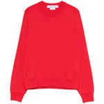 Maglione girocollo a coste in rosso Comme des garcons comme des garcons - donna 