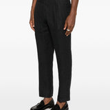 Pantaloni con pieghe in nero Briglia 1949 - uomo 