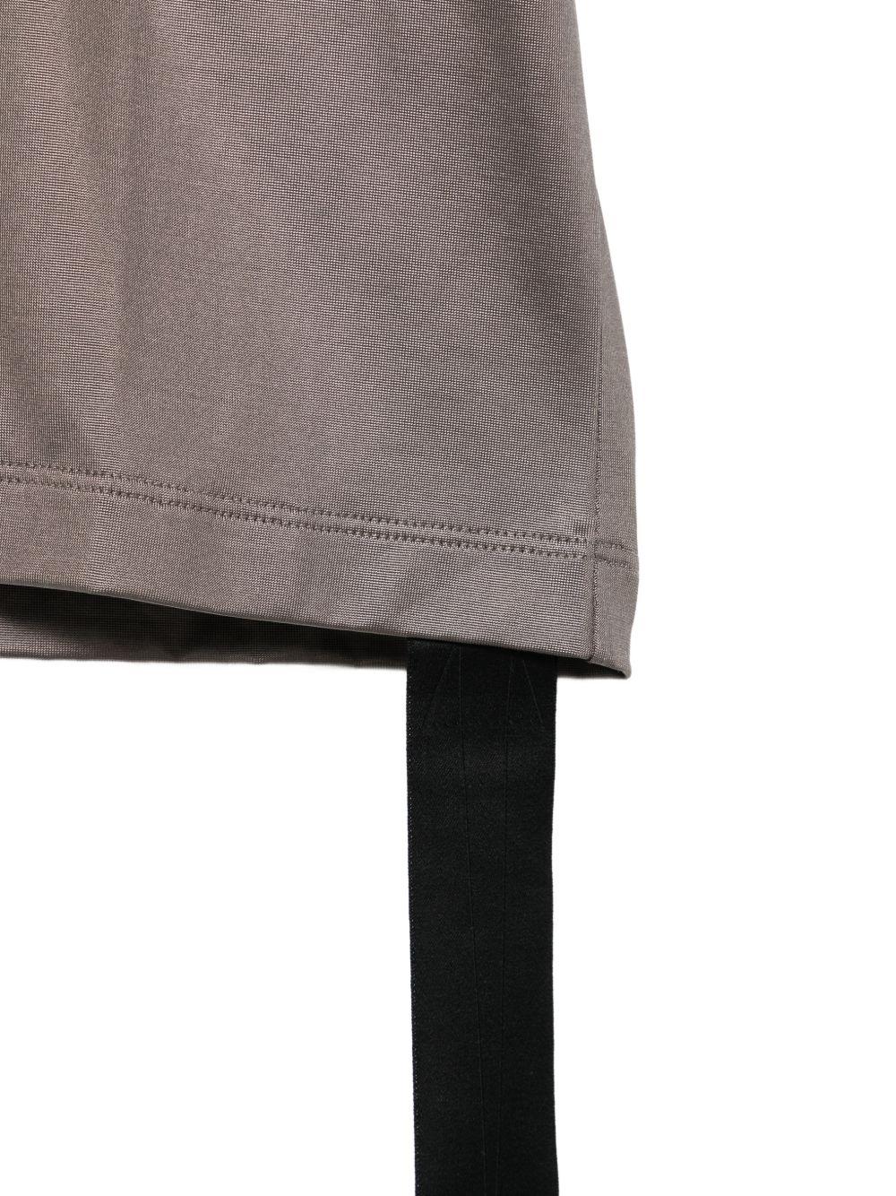 T-shirt a manica corta con nastro in grigio Rick owens drkshdw - donna 
