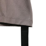 T-shirt a manica corta con nastro in grigio Rick owens drkshdw - donna 