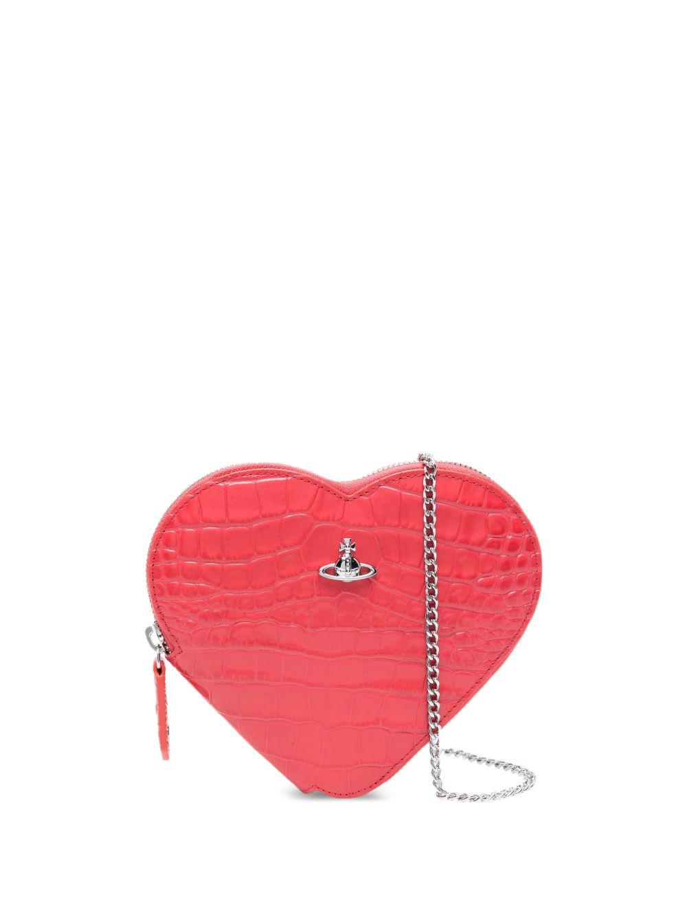 Borsa a tracolla heart in rosso vivienne westwood - donna 