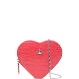 Borsa a tracolla heart in rosso vivienne westwood - donna 